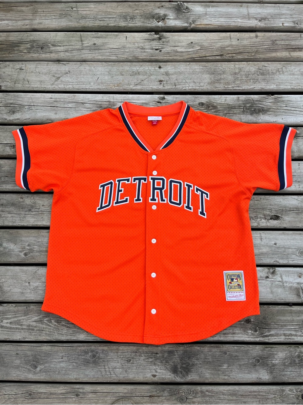 Mitchell & Ness Detroit Tigers Kirk Gibson 1993 Cooperstown Collection Jersey